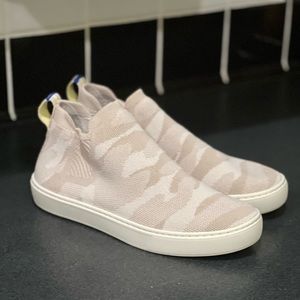 Rothy’s Birch Camo High-top Sneakers